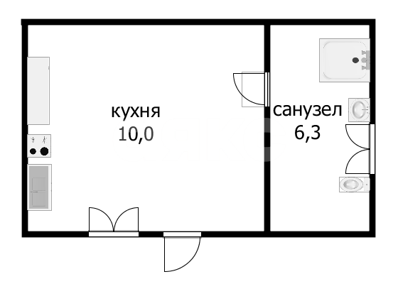 Фото №19: Дом 29&nbsp;м² + 6&nbsp;сот., 1&nbsp;эт. - Варениковская, ул. Шугинская, 6