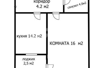 Фото №1: 1-комнатная квартира 36&nbsp;м², 2/4&nbsp;эт. - Геленджик, мкр. ЖК Столичный Квартал, ул. Дивноморская, 37к11