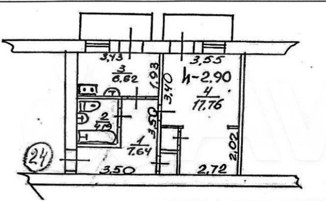 Фото №5: 1-комнатная квартира 39&nbsp;м², 4/5&nbsp;эт. - Мариуполь, р. Жовтневый, ул. Греческая, 34