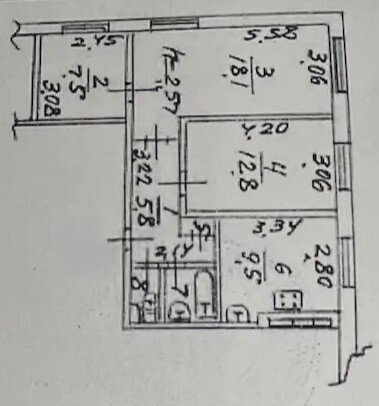 Фото №13: 3-комнатная квартира 57&nbsp;м², 1/9&nbsp;эт. - Мариуполь, р. Левобережный, пр-кт Тульский, 93