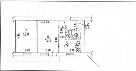 Фото №8: 2-комнатная квартира 49&nbsp;м², 4/9&nbsp;эт. - Мариуполь, р. Жовтневый, пр-кт Металлургов, 27