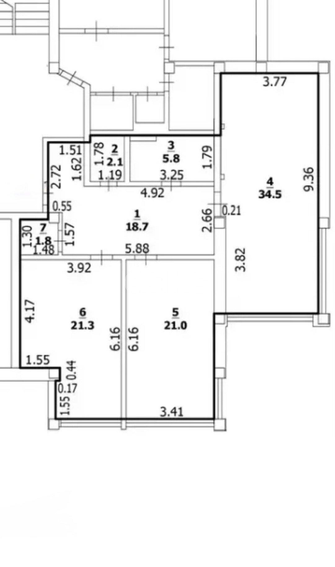 Фото №35: 2-комнатная квартира 105&nbsp;м², 1/3&nbsp;эт. - Сосновый, мкр. КП Сосновый берег, 16/1