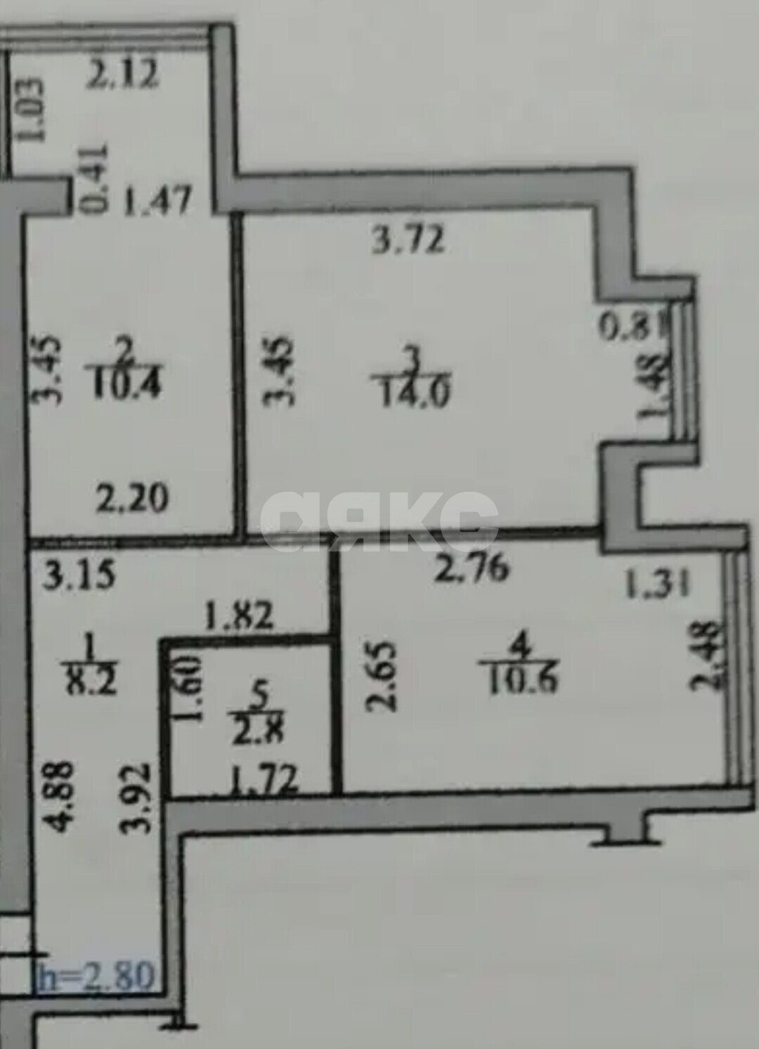 Фото №19: 2-комнатная квартира 46&nbsp;м², 4/4&nbsp;эт. - Горячий Ключ, мкр. Развилка, ул. Ярославского, 146Е