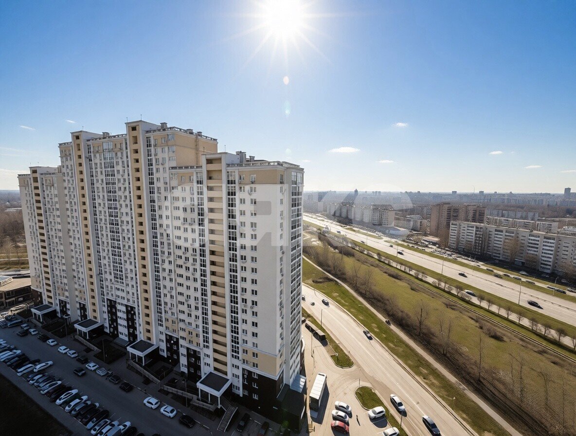 Фото №10: Студия 33&nbsp;м², 21/25&nbsp;эт. - Липецк, Советский округ, Университетский, мкр. ЖК Виктория, ул. С.С. Бехтеева, 7