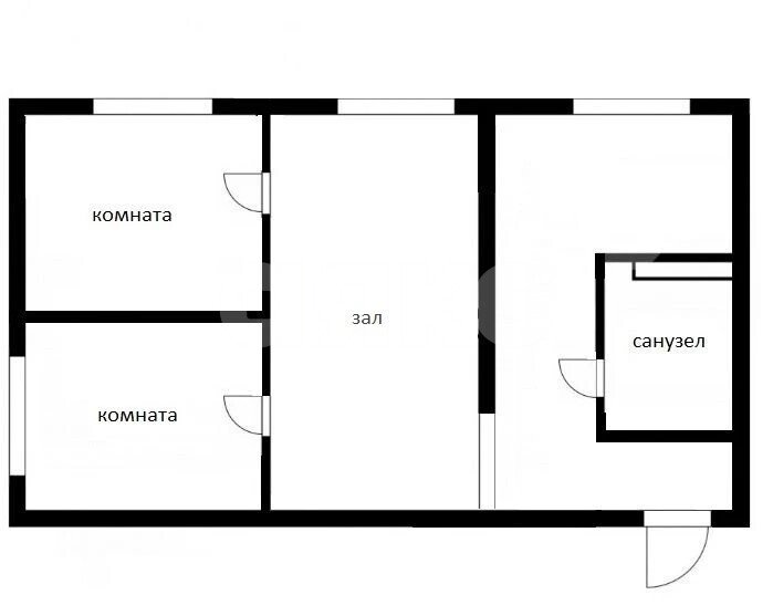 Фото №15: 3-комнатная квартира 48&nbsp;м², 5/5&nbsp;эт. - Сочи, Центральный, мкр. Донская, ул. Донская, 106