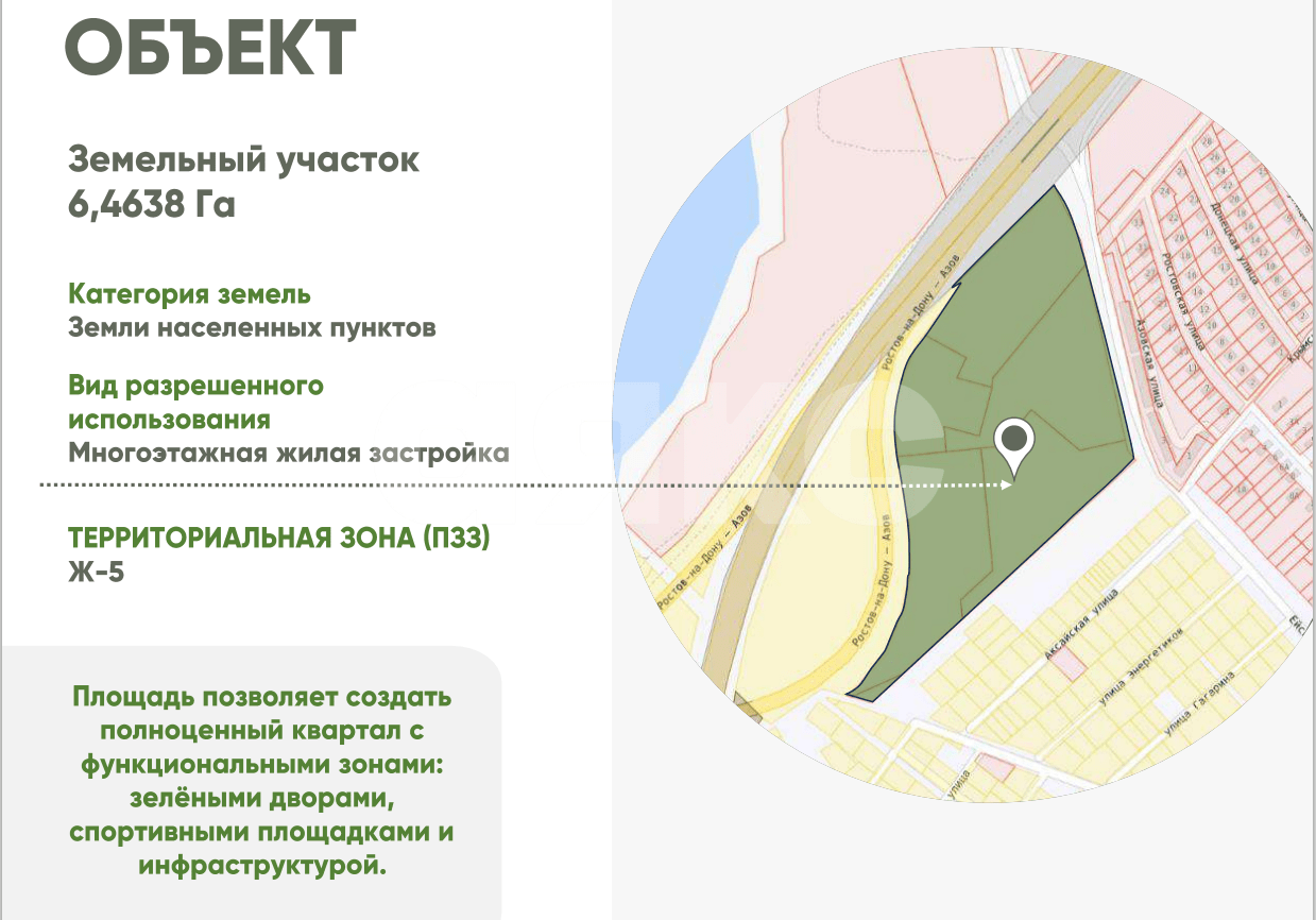 Фото №2: Коммерческая земля 6.46&nbsp;сот. - Койсуг
