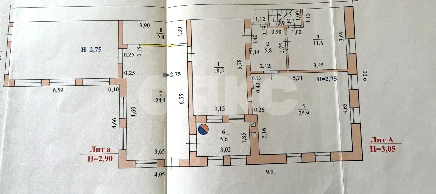 Фото №10: Дом 69&nbsp;м² + 5&nbsp;сот., 1&nbsp;эт. - Волгоград, Краснооктябрьский, п. Вишнёвая балка, ул. Шепетовская