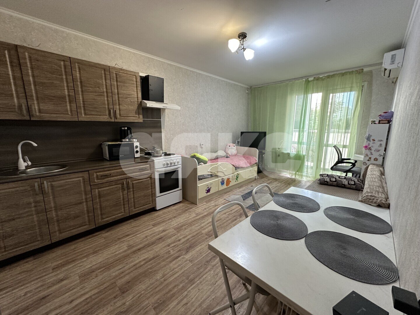 Фото №2: Студия 23&nbsp;м², 1/16&nbsp;эт. - Анапа, Горгиппия, мкр. ЖК Горгиппия, ул. Адмирала Пустошкина, 22к4