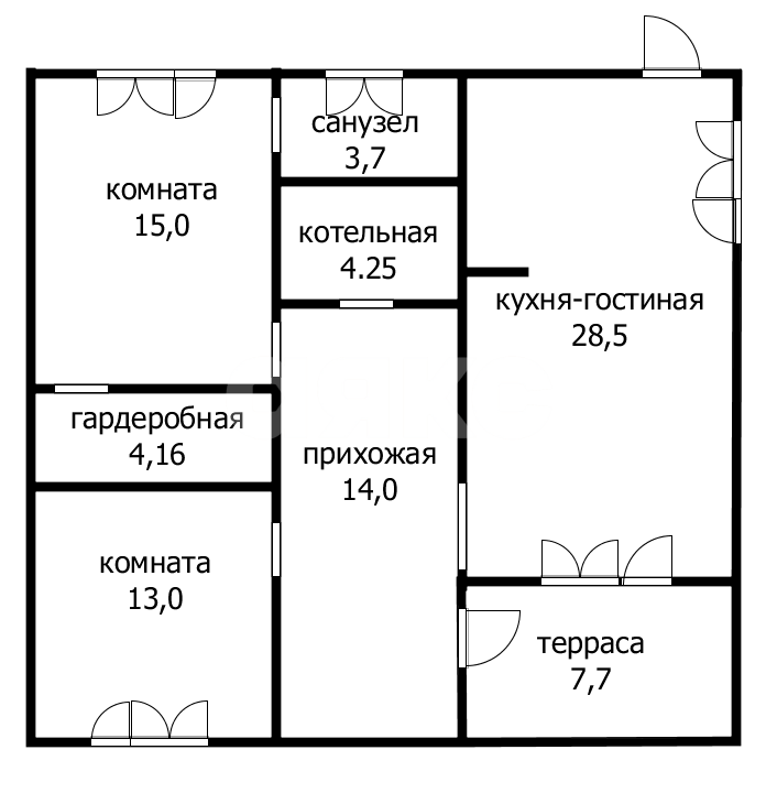 Фото №13: Дом 99&nbsp;м² + 4.4&nbsp;сот., 1&nbsp;эт. - Джигинка, ул. Вячеслава Евскина