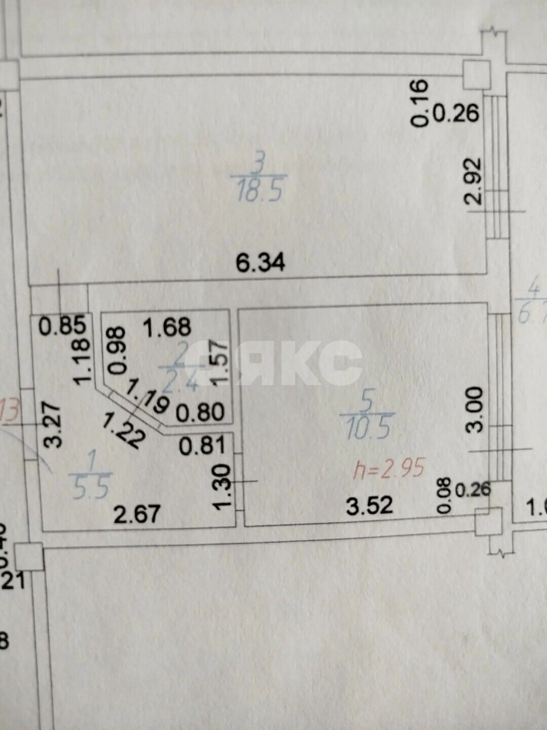 Фото №21: 1-комнатная квартира 36&nbsp;м², 3/5&nbsp;эт. - Горячий Ключ, мкр. Администрация, ул. Кириченко, 7