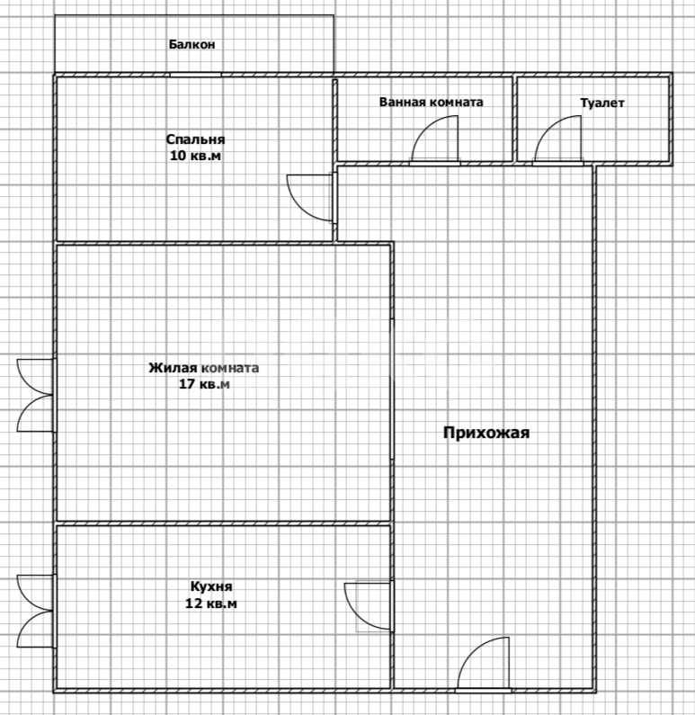 Фото №16: 2-комнатная квартира 55&nbsp;м², 2/9&nbsp;эт. - Майкоп, мкр. квартал Черёмушки, ул. 12 Марта, 130/1