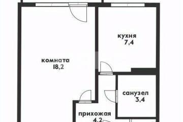 Фото №1: 1-комнатная квартира 34&nbsp;м², 2/4&nbsp;эт. - Геленджик, ул. Нахимова, 6