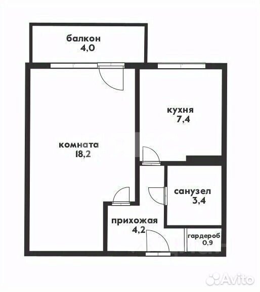 Фото №17: 1-комнатная квартира 34&nbsp;м², 2/4&nbsp;эт. - Геленджик, ул. Нахимова, 6