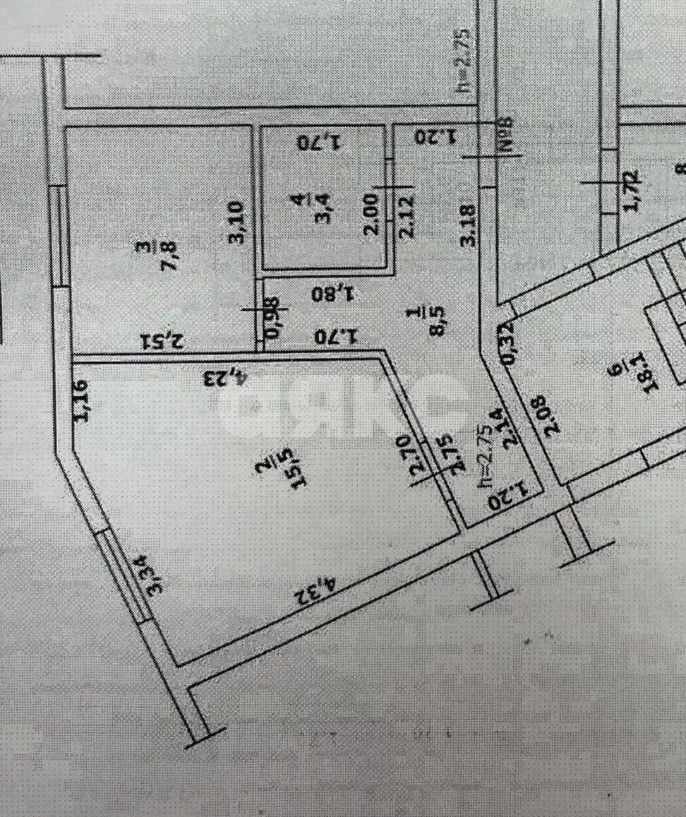 Фото №18: 1-комнатная квартира 35&nbsp;м², 1/3&nbsp;эт. - Шепси, ул. Кипарисовая, 17