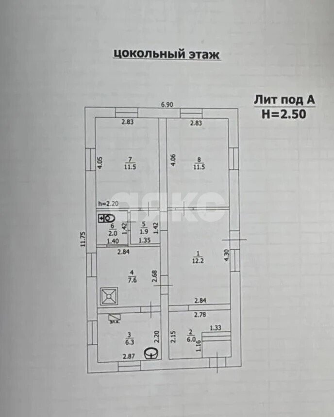 Фото №25: Дом 156&nbsp;м² + 12.5&nbsp;сот., 3&nbsp;эт. - Новомихайловский, мкр. Солнечный, ул. Ростовская