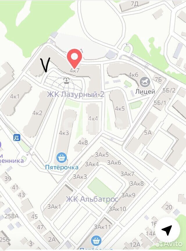 Фото №1: Студия 30&nbsp;м², 1/5&nbsp;эт. - Геленджик, мкр. жилой комплекс Лазурный-2, ул. Верхняя, 4к7