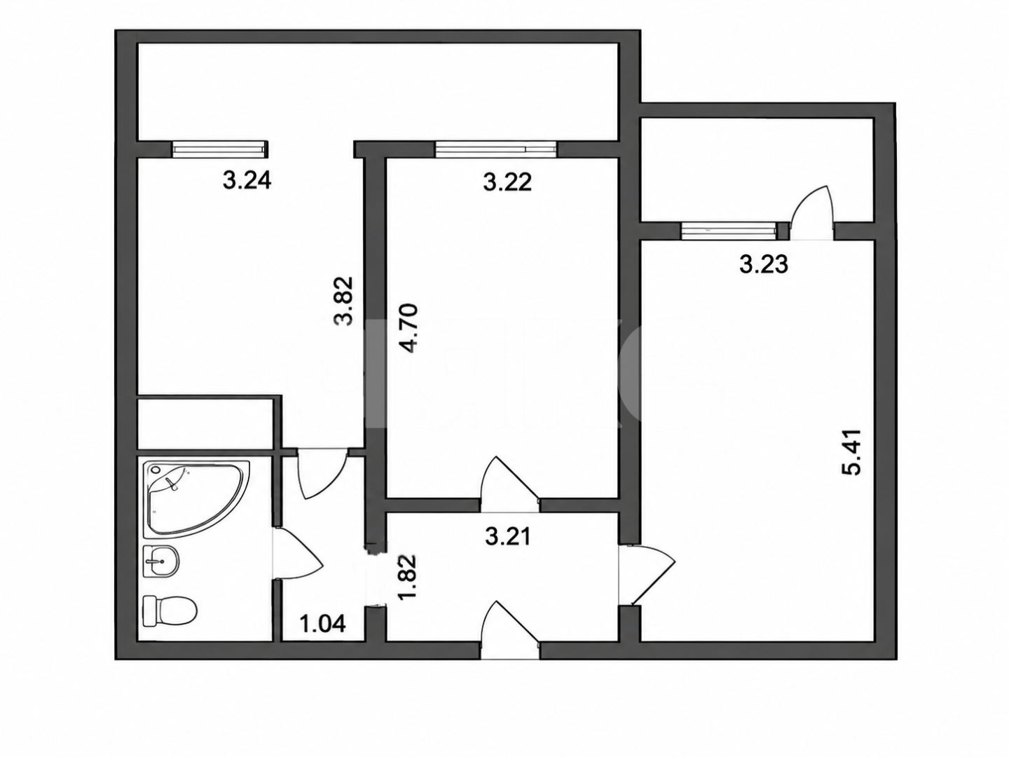 Фото №23: 2-комнатная квартира 57&nbsp;м², 5/9&nbsp;эт. - Горячий Ключ, мкр. Администрация, ул. Ленина, 236Бк1