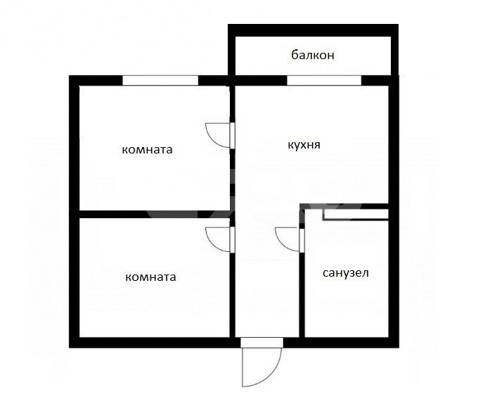 Фото №15: 2-комнатная квартира 36&nbsp;м², 4/9&nbsp;эт. - Сочи, Центральный, мкр. Донская, пер. Донской, 22Б/1