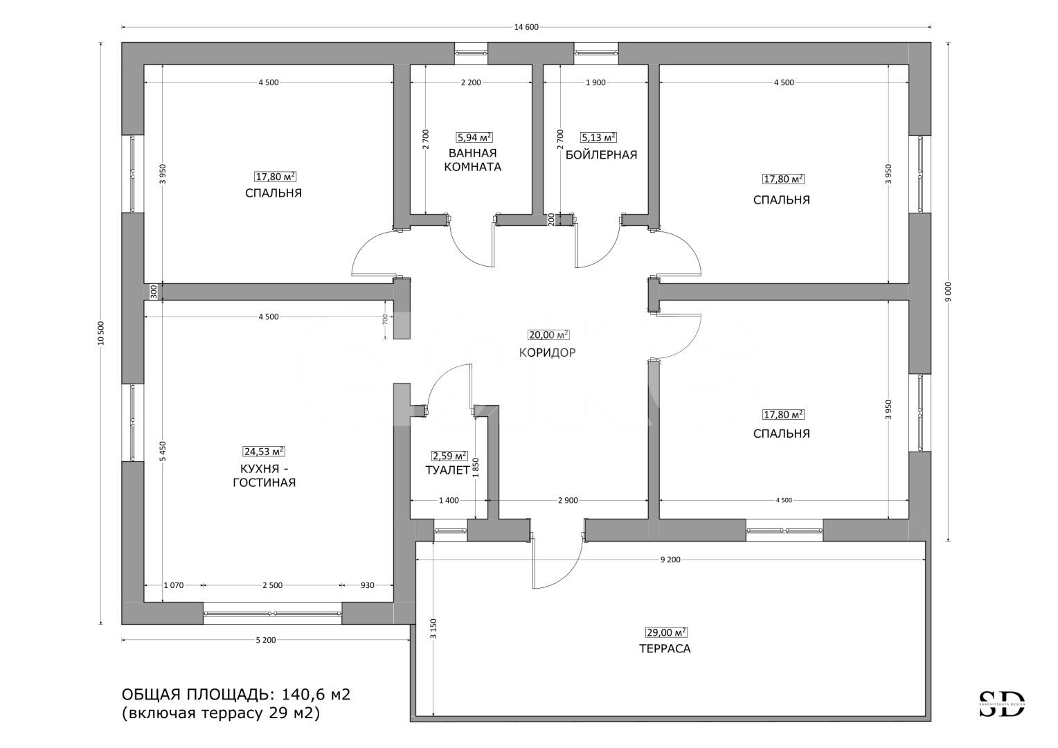Фото №15: Дом 140&nbsp;м² + 11&nbsp;сот., 1&nbsp;эт. - КП Высокий берег