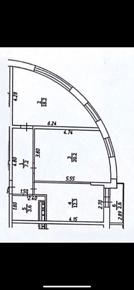 Фото №12: 2-комнатная квартира 64&nbsp;м², 1/8&nbsp;эт. - Горячий Ключ, мкр. Администрация, ул. Рябиновая, 2Вк2