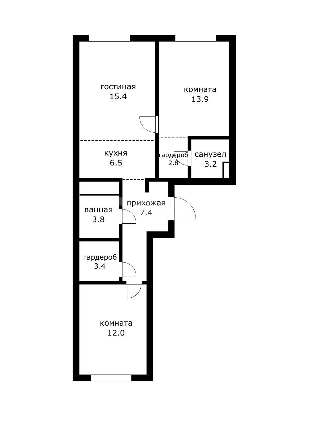 Фото №1: 3-комнатная квартира 68&nbsp;м², 7/18&nbsp;эт. - Москва Новомосковский административный округ