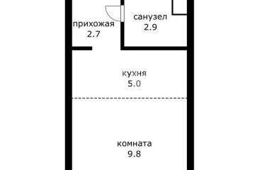 Фото №1: Студия 20&nbsp;м², 10/18&nbsp;эт. - Москва Новомосковский административный округ