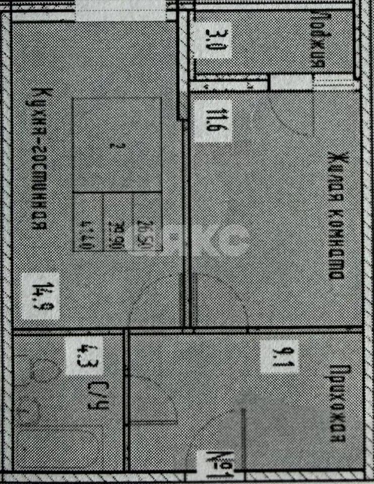 Фото №12: 1-комнатная квартира 42&nbsp;м², 2/15&nbsp;эт. - Аксай, мкр. ЖК Флора, ул. Александра Невского, 2к3
