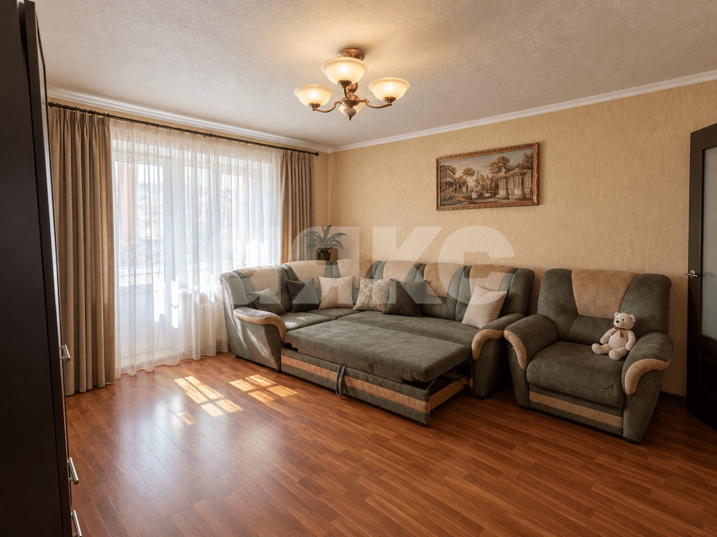 Фото №1: 2-комнатная квартира 59&nbsp;м², 4/10&nbsp;эт. - Луганск, Ленинский, мкр. городок Острая Могила, ул. Генерала Лашина, 186