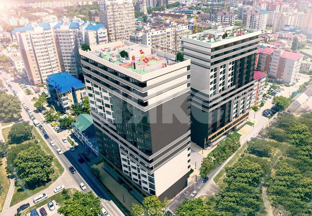 Фото №1: 2-комнатная квартира 80&nbsp;м², 3/17&nbsp;эт. - Анапа, мкр. жилой комплекс Лермонтово, ул. Лермонтова, 118