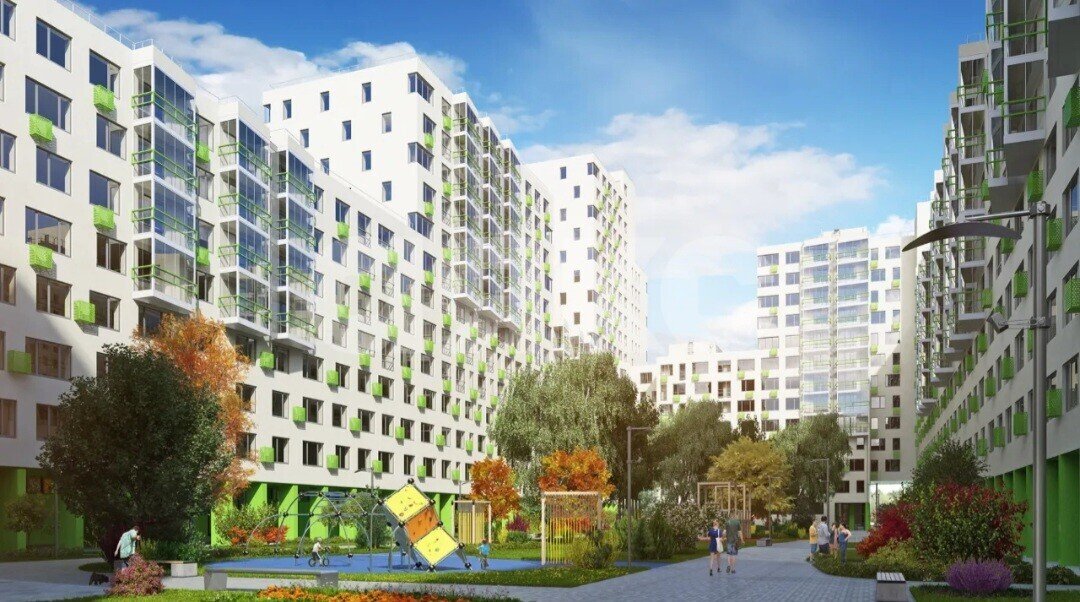 Фото №1: 1-комнатная квартира 37&nbsp;м², 7/7&nbsp;эт. - Красково, мкр. жилой комплекс Новокрасково, ул. Егорьевское шоссе, 1к5