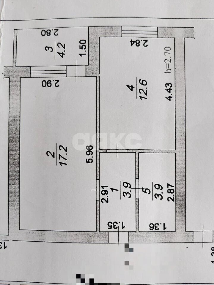 Фото №19: 1-комнатная квартира 41&nbsp;м², 3/5&nbsp;эт. - Горячий Ключ, мкр. Администрация, ул. Новонабережная, 1