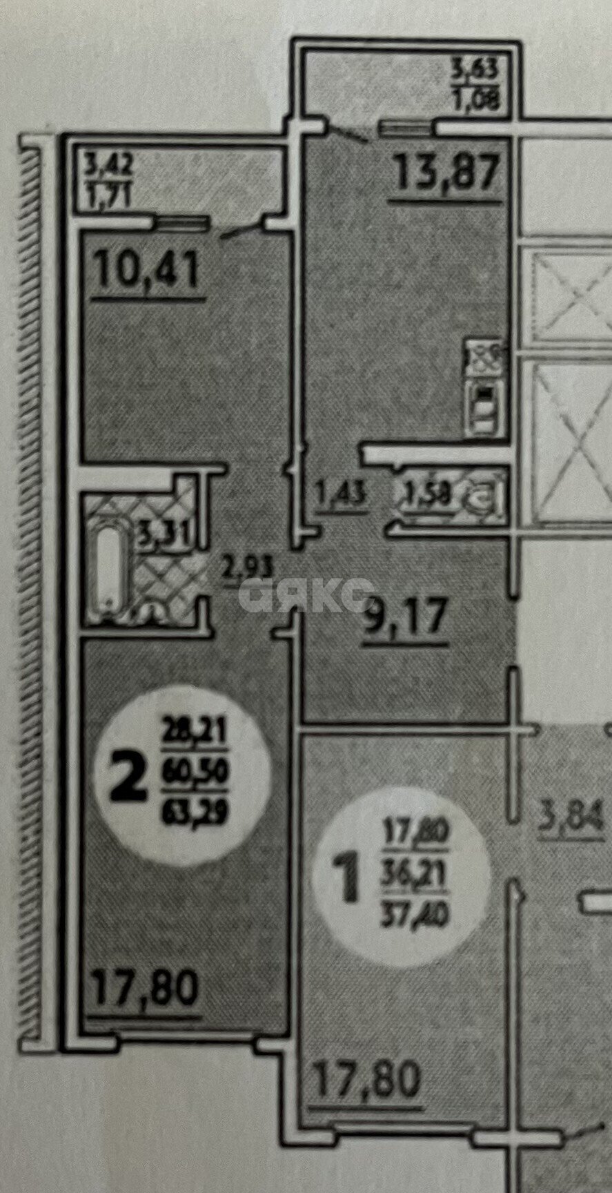 Фото №31: 2-комнатная квартира 64&nbsp;м², 1/16&nbsp;эт. - Анапа, Горгиппия, мкр. ЖК Горгиппия, ул. Адмирала Пустошкина, 22с1