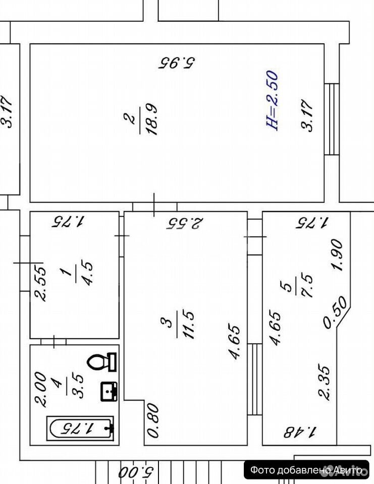 Фото №22: 1-комнатная квартира 45&nbsp;м², 9/10&nbsp;эт. - Анапа, мкр. 12-й, ул. Стахановская, 13