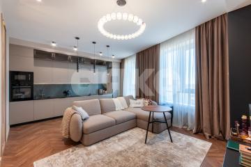 Фото №1: 1-комнатная квартира 61&nbsp;м², 28/42&nbsp;эт. - Москва, мкр. жилой комплекс Крылья, ул. Лобачевского, 120к1