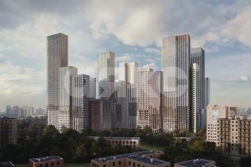 Фото №1: 2-комнатная квартира 71&nbsp;м², 43/43&nbsp;эт. - Москва, мкр. ЖК Скай Гарден, пр-д Строительный, 9к1