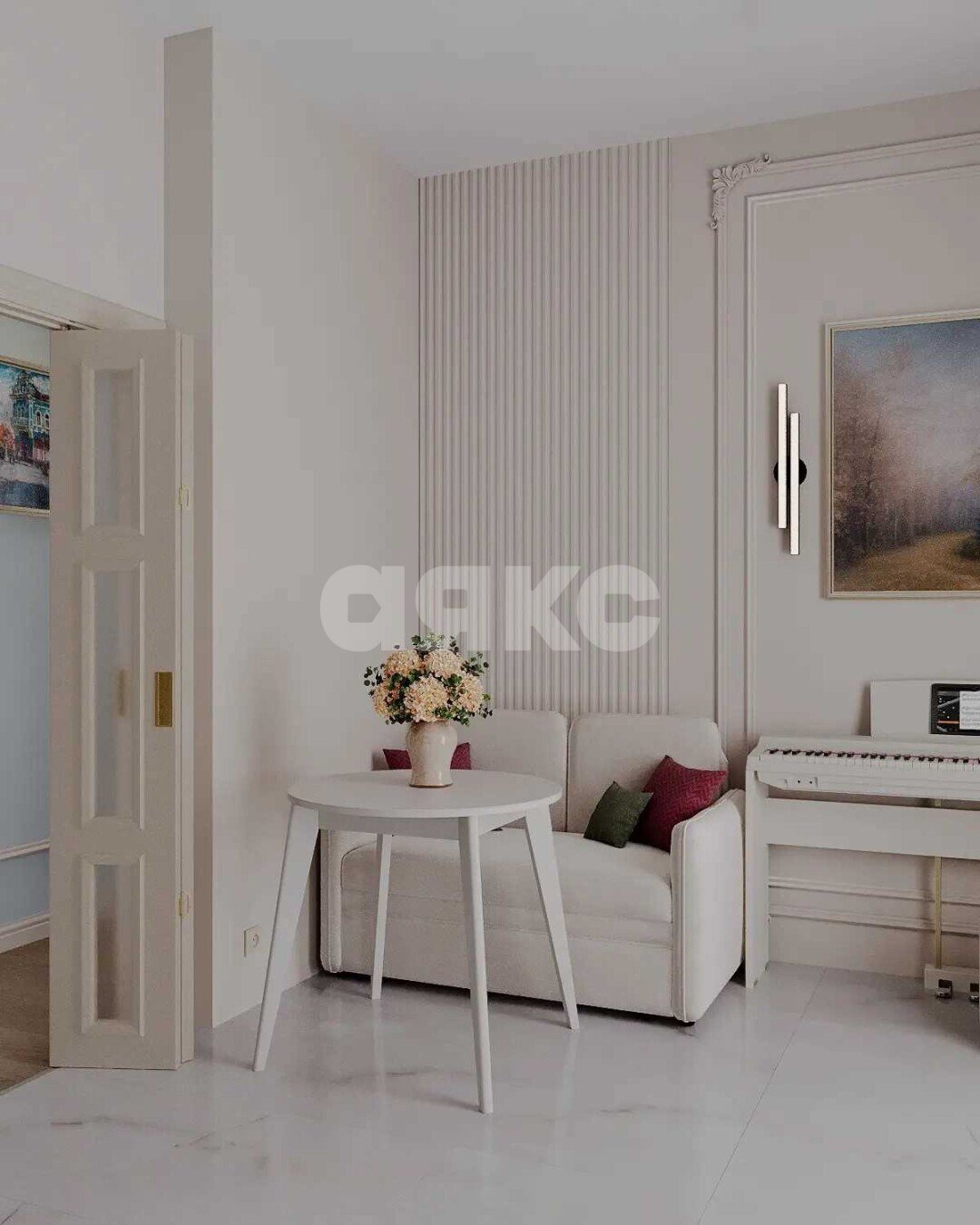 Фото №5: 2-комнатная квартира 71&nbsp;м², 42/43&nbsp;эт. - Москва, ЖК Скай Гарден, Покровское-Стрешнево, мкр. жилой комплекс Скай Гарден, пр-д Строительный, 9с6
