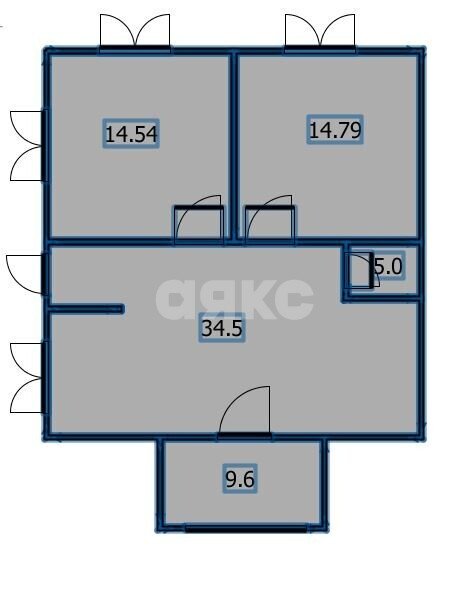 Фото №9: Дом 78&nbsp;м² + 8&nbsp;сот., 1&nbsp;эт. - Красный Курган, ул. Свободы, 79Б