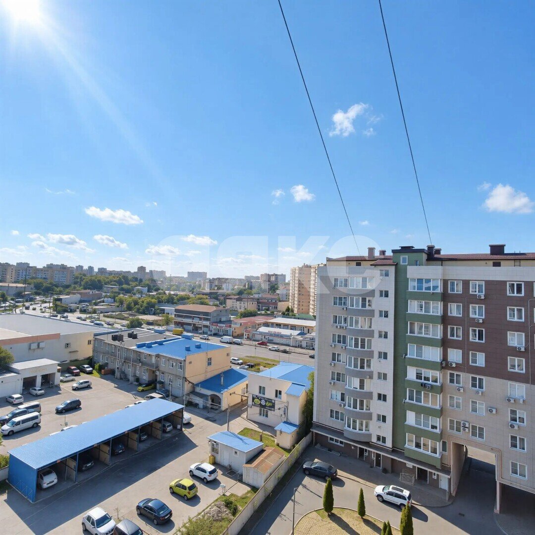 Фото №10: 1-комнатная квартира 35&nbsp;м², 9/9&nbsp;эт. - Анапа, Парковый, мкр. ЖК Радуга, ул. Парковая, 64Ак3
