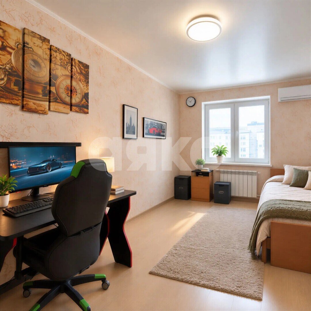 Фото №3: 1-комнатная квартира 35&nbsp;м², 9/9&nbsp;эт. - Анапа, Парковый, мкр. ЖК Радуга, ул. Парковая, 64Ак3