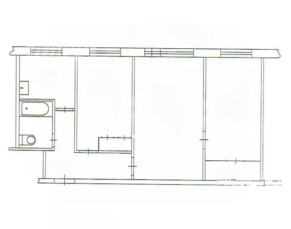 Фото №16: 3-комнатная квартира 57&nbsp;м², 1/5&nbsp;эт. - Никитское, 13