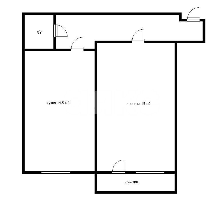 Фото №13: 1-комнатная квартира 43&nbsp;м², 3/4&nbsp;эт. - Геленджик, ул. Розы Люксембург, 66