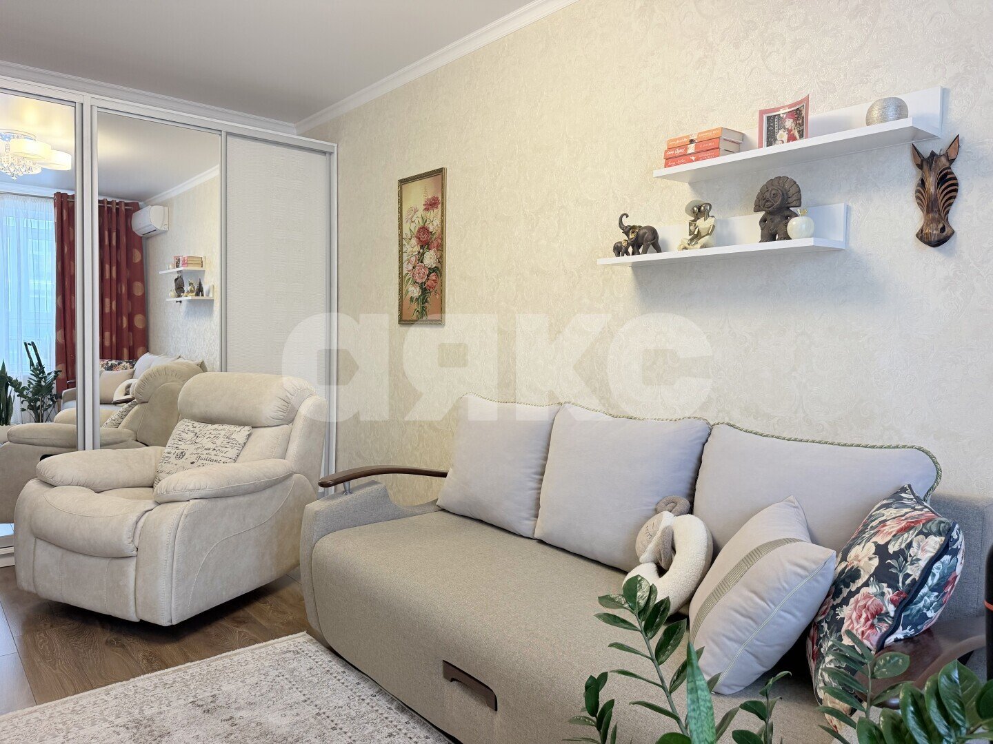 Фото №8: 2-комнатная квартира 56&nbsp;м², 7/8&nbsp;эт. - Анапа, Парковый, мкр. ЖК Времена Года, ул. Мирная, 29к9