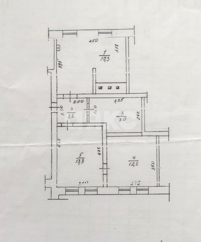 Фото №46: 2-комнатная квартира 53&nbsp;м², 1/2&nbsp;эт. - Кореновск, мкр. 2-й квартал, ул. Железнодорожный Дом, 6