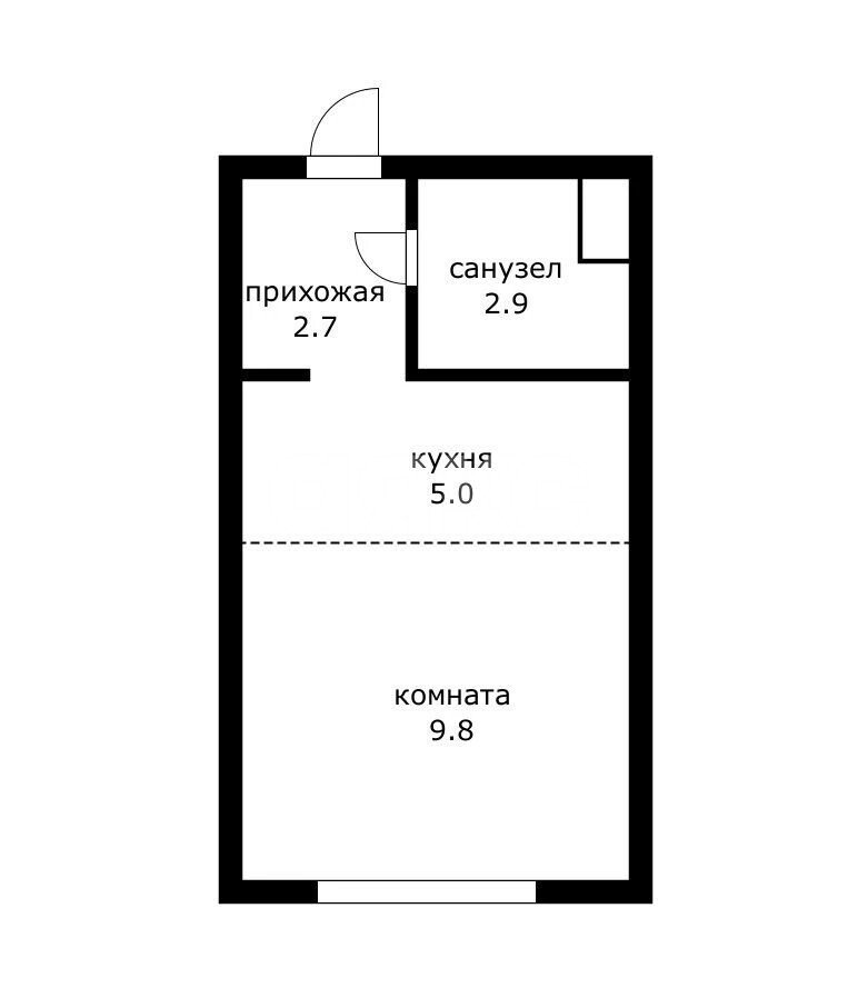 Фото №1: Студия 20&nbsp;м², 9/18&nbsp;эт. - Москва Новомосковский административный округ