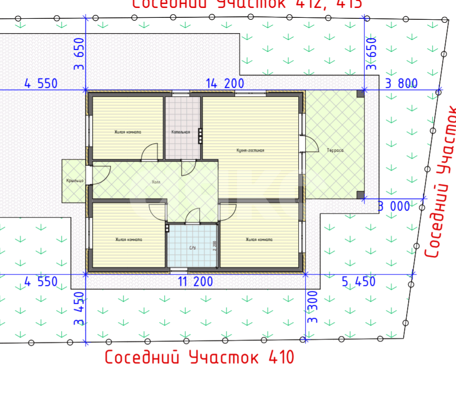 Фото №34: Дом 118&nbsp;м² + 4.5&nbsp;сот., 1&nbsp;эт. - Платнировская, пер. Южный