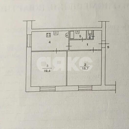 Фото №10: 2-комнатная квартира 58&nbsp;м², 2/2&nbsp;эт. - Фосфоритный, ул. Зайцева, 12