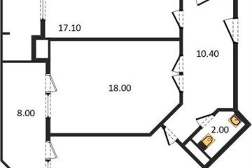 Фото №1: 2-комнатная квартира 82 м², 3/15 эт. - Краснодар, мкр. ЖК Девелопмент Плаза, ул. имени 40-летия Победы, 33Г