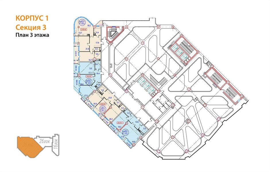 Фото №8: 2-комнатная квартира 82&nbsp;м², 3/15&nbsp;эт. - Краснодар, Прикубанский внутригородской округ, Завод Измерительных Приборов, мкр. ЖК Девелопмент Плаза, ул. имени 40-летия Победы, 33Г