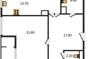 Фото №1: 2-комнатная квартира 108 м², 3/15 эт. - Краснодар, мкр. ЖК Девелопмент Плаза, ул. имени 40-летия Победы, 33Г