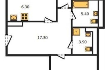 Фото №1: 2-комнатная квартира 122 м², 12/15 эт. - Краснодар, мкр. ЖК Девелопмент Плаза, ул. имени 40-летия Победы, 33Г